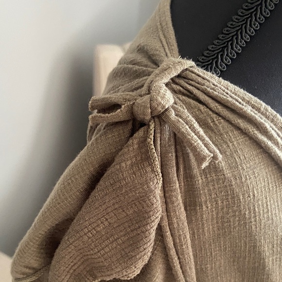 Max Studio Olive Tiered Mini Dress - Picture 3 of 6